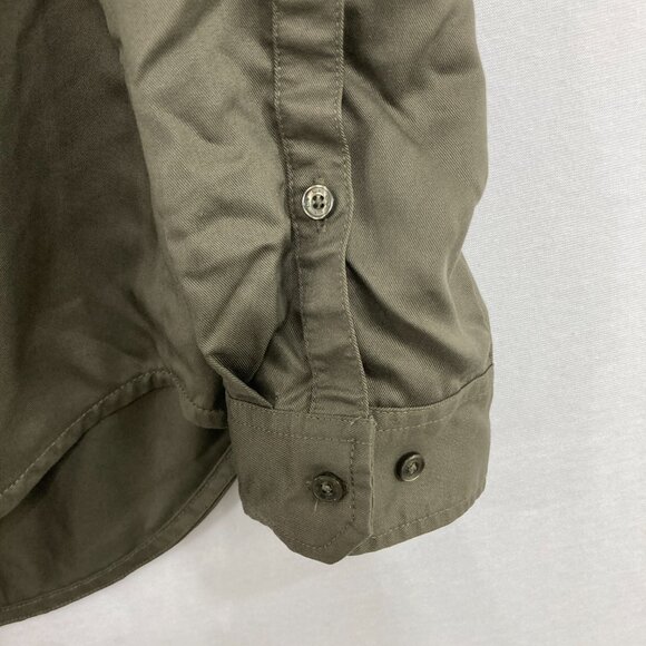 5.11 Tactical Women's size XL Olive Green Split Neck Leslie Button Down - Picture 7 of 9